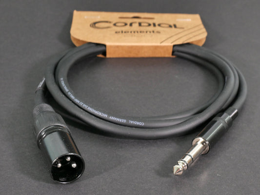 Cordial 1.5m TRS-XLR